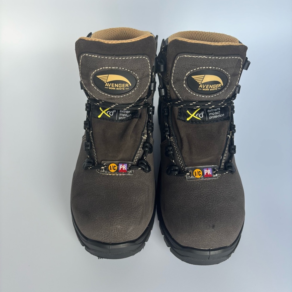 Avenger Tan and Black Work Boots